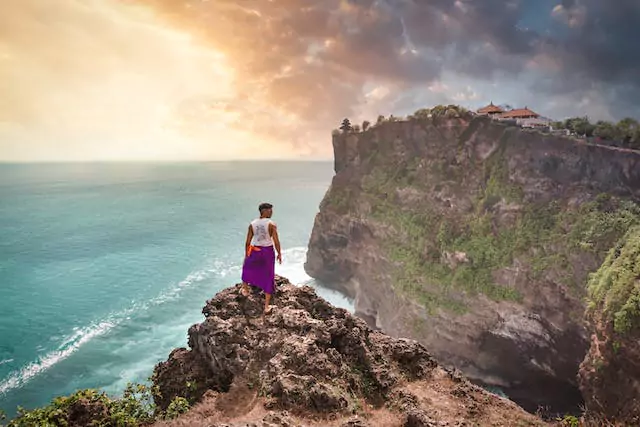 Spiritual Journey: Scenic Beauty Captured at Uluwatu Temple